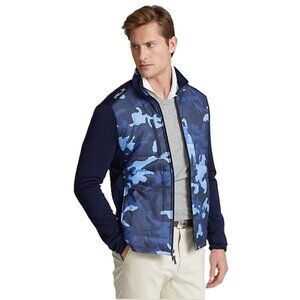New Men's RLX Ralph Lauren Golf Camo Hybrid Wool-Blend Jacket Size S MSRP $268